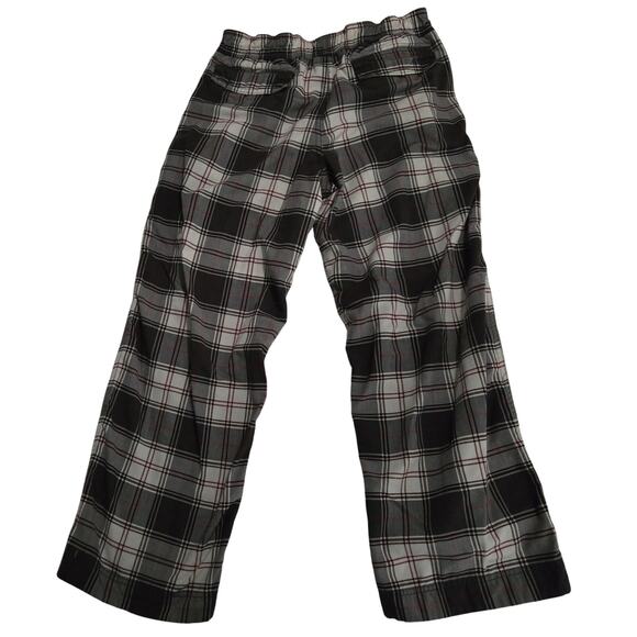 Abercrombie Plaid Pajama Pants Size Medium Polyester Flame Resistant - Picture 8 of 10